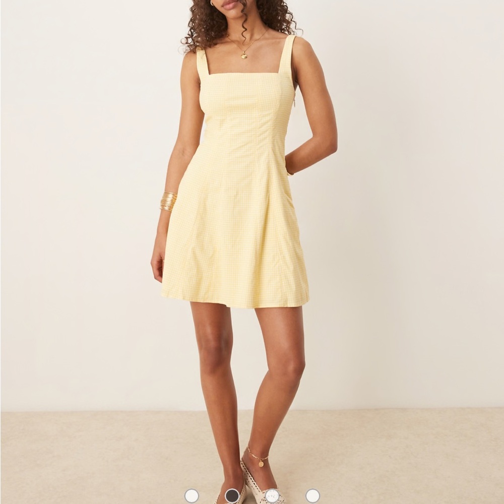 Abercrombie & Fitch Yellow Mini Dress